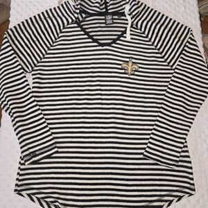 New Orleans Saints Hoodie Sweater Women's Large National Football League NFL